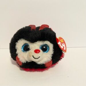 Ty Beanie Baby Izzy Ladybug Plush Beanie Bellies 3” Stuffed Animal Toy Bug Mini